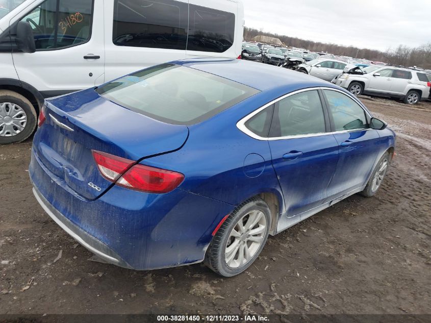 2015 CHRYSLER 200 LIMITED - 1C3CCCAB2FN631371