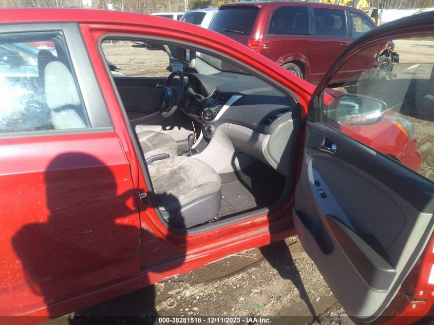 2013 HYUNDAI ACCENT GLS/SE - KMHCU4AE1DU308100
