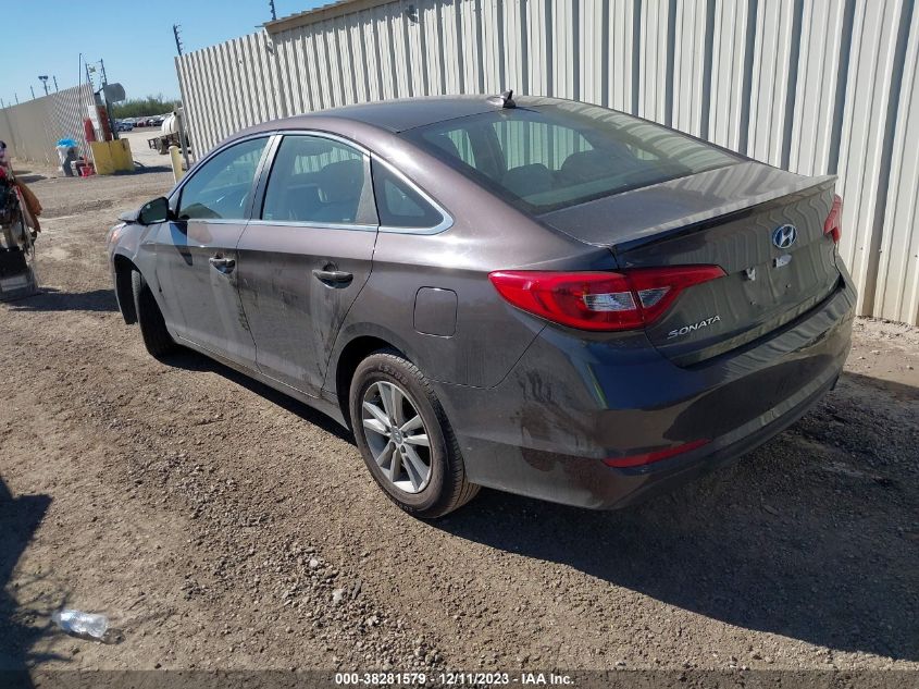 2016 HYUNDAI SONATA 2.4L SE - 5NPE24AF8GH332288