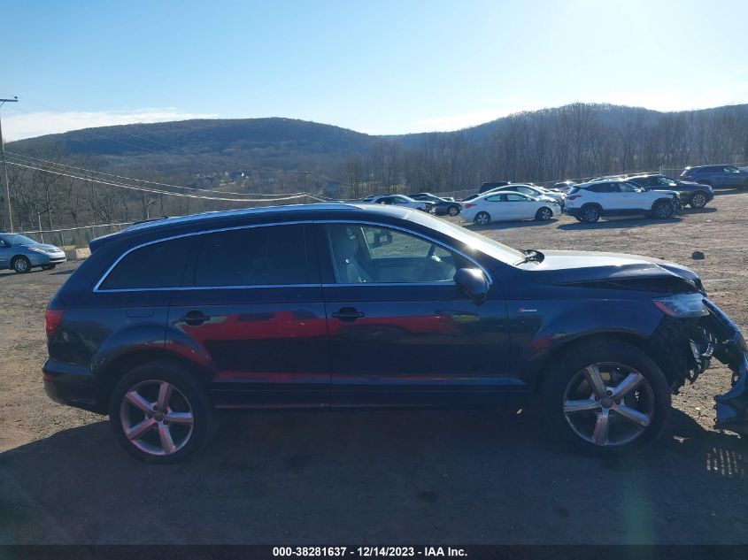 2013 AUDI Q7 3.0T S LINE PRESTIGE - WA1DGAFE5DD006004