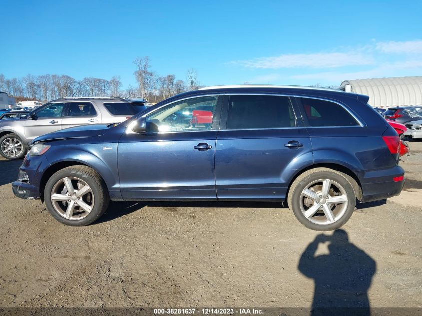 2013 AUDI Q7 3.0T S LINE PRESTIGE - WA1DGAFE5DD006004