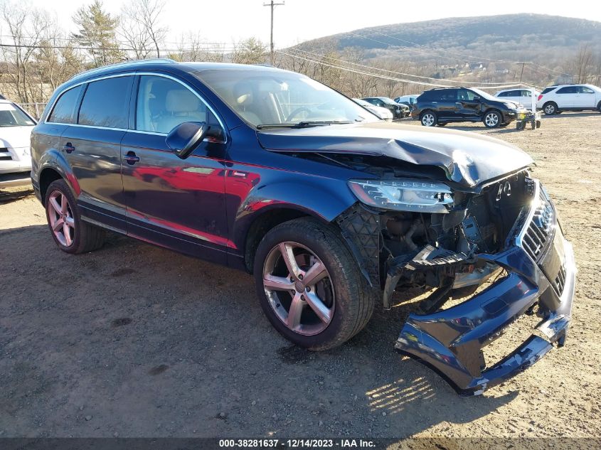 2013 AUDI Q7 3.0T S LINE PRESTIGE - WA1DGAFE5DD006004