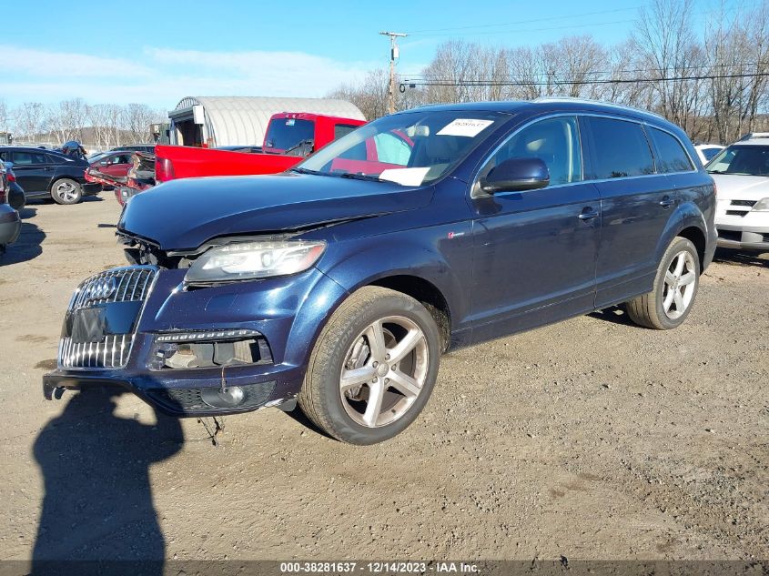 2013 AUDI Q7 3.0T S LINE PRESTIGE - WA1DGAFE5DD006004