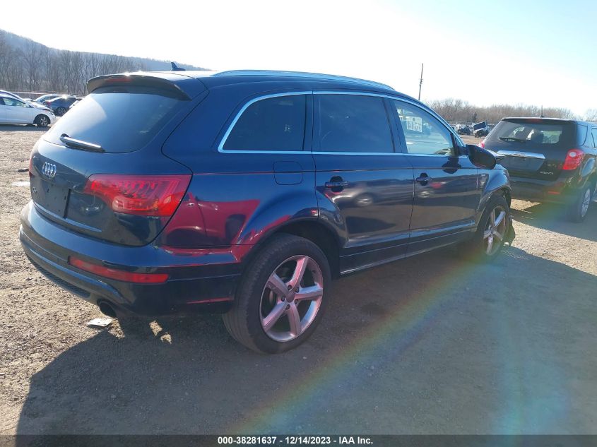 2013 AUDI Q7 3.0T S LINE PRESTIGE - WA1DGAFE5DD006004