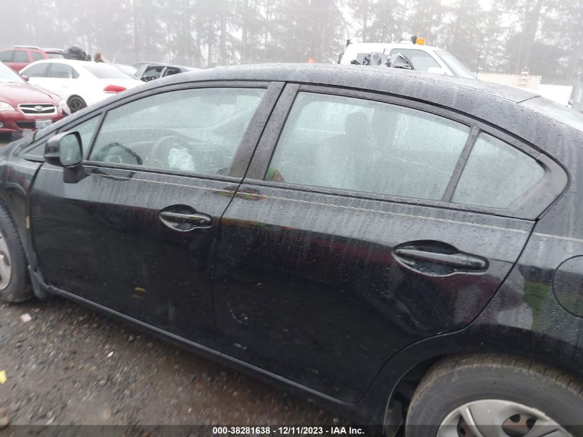 2013 HONDA CIVIC SDN LX 2HGFB2F51DH583216