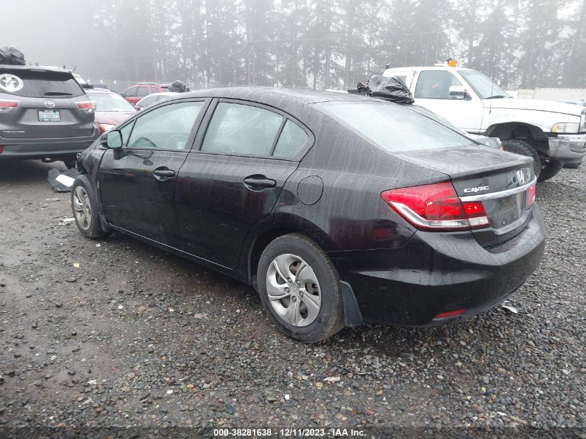2013 HONDA CIVIC SDN LX 2HGFB2F51DH583216