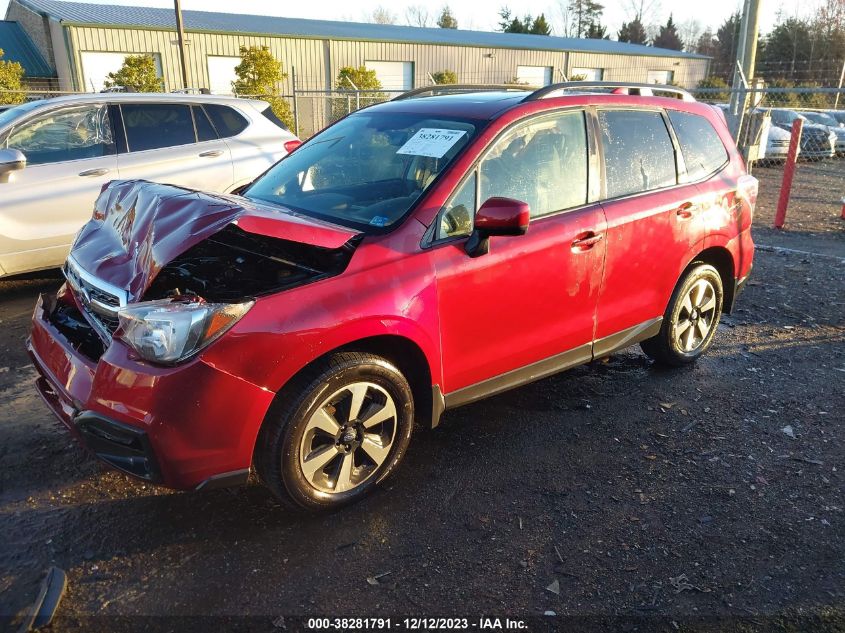 2018 SUBARU FORESTER PREMIUM - JF2SJAEC4JH487965