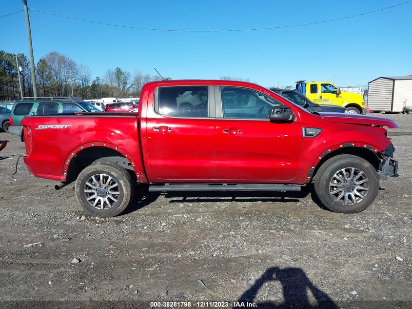 VIN 1FTER4EH2KLA52877 2019 FORD RANGER XLT