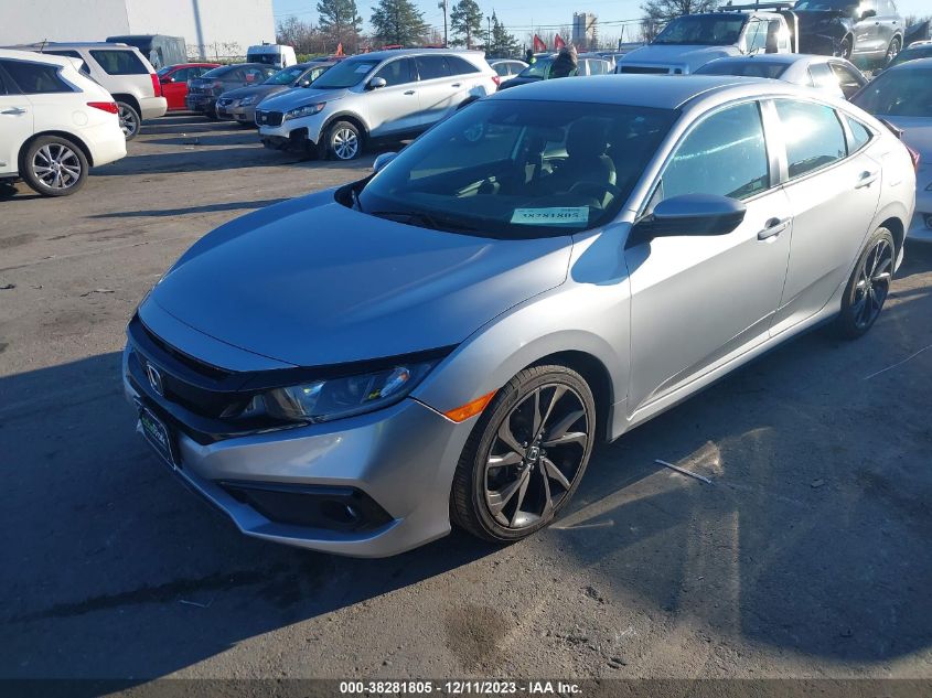 2021 HONDA CIVIC 2L I-4 DOHC, VVT, 15(VIN: 2HGFC2F82MH540933