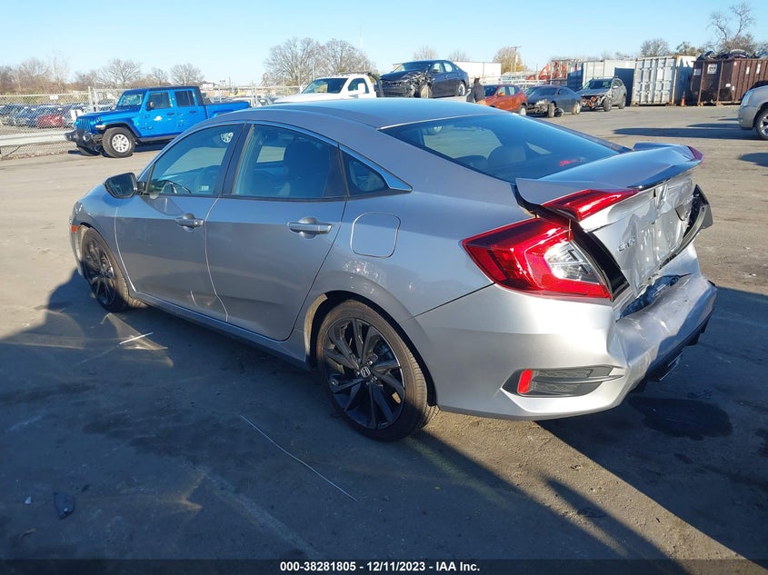 2021 HONDA CIVIC 2L I-4 DOHC, VVT, 15(VIN: 2HGFC2F82MH540933