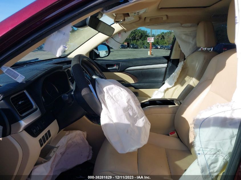 2019 TOYOTA HIGHLANDER SE/XLE - 5TDKZRFH9KS303973