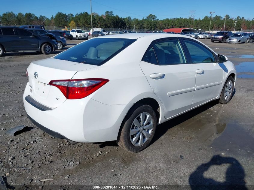 2015 TOYOTA COROLLA L/LE/LE PLS/PRM/S/S PLS - 5YFBURHE6FP294682