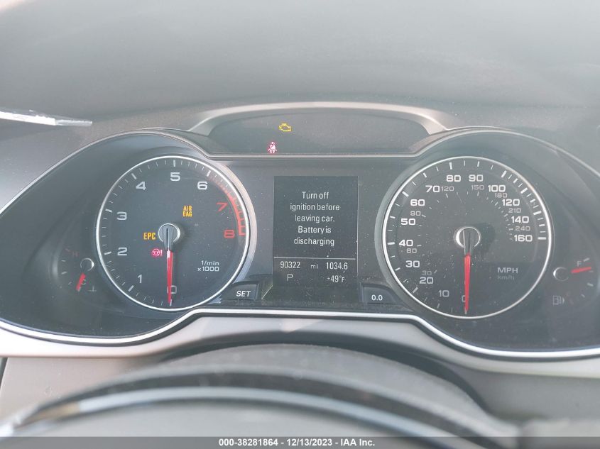 2015 AUDI A4 PREMIUM PLUS - WAUFFAFL2FN024048