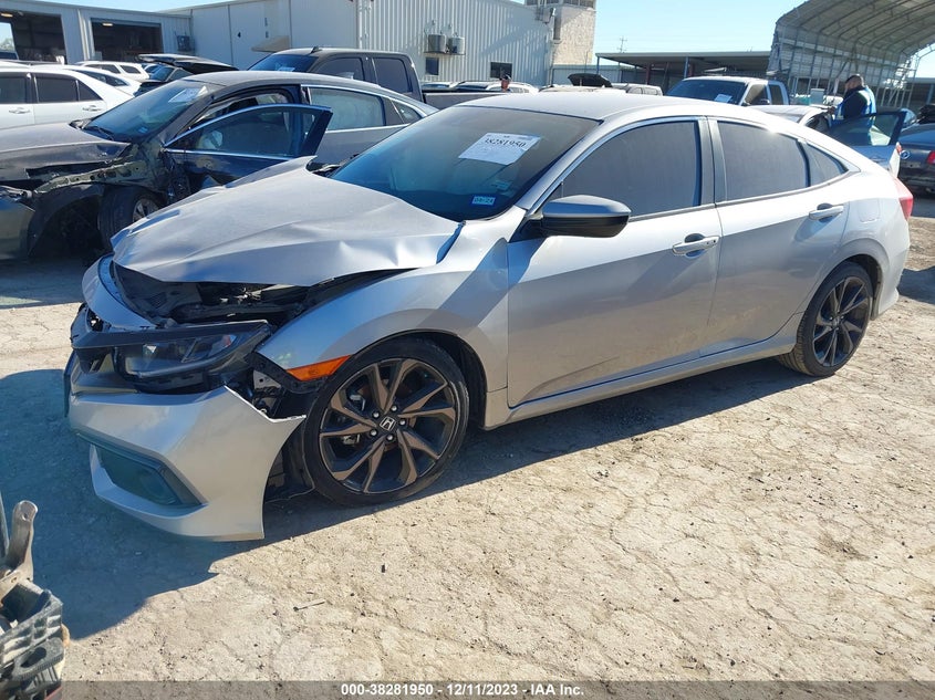 VIN 19XFC2F8XLE007348 2020 HONDA CIVIC SPORT