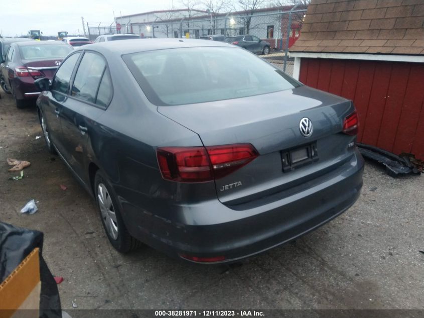 2016 VOLKSWAGEN JETTA S - 3VW267AJ9GM326553