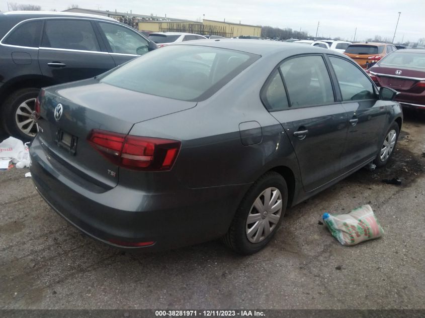 2016 VOLKSWAGEN JETTA S - 3VW267AJ9GM326553