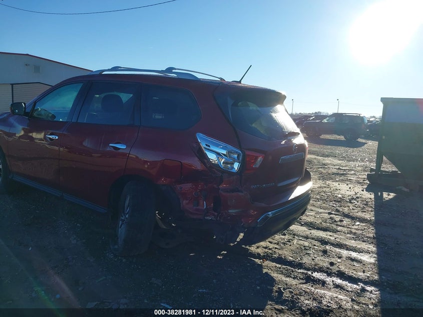 VIN 5N1DR2MN6JC674576 2018 NISSAN PATHFINDER S/SV/SL/PLATINUM