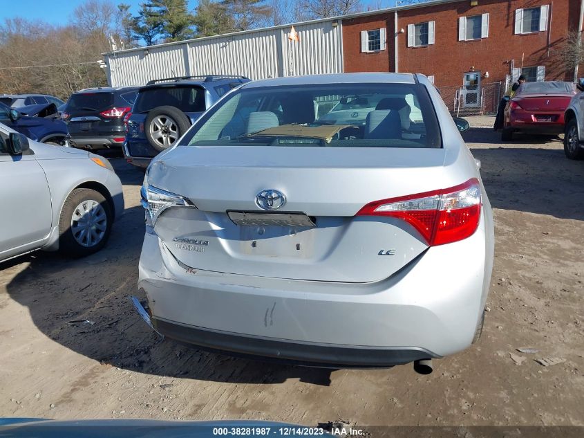 2015 TOYOTA COROLLA LE - 2T1BURHE6FC297307