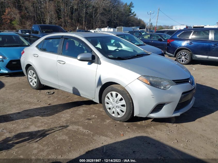 2015 TOYOTA COROLLA LE - 2T1BURHE6FC297307