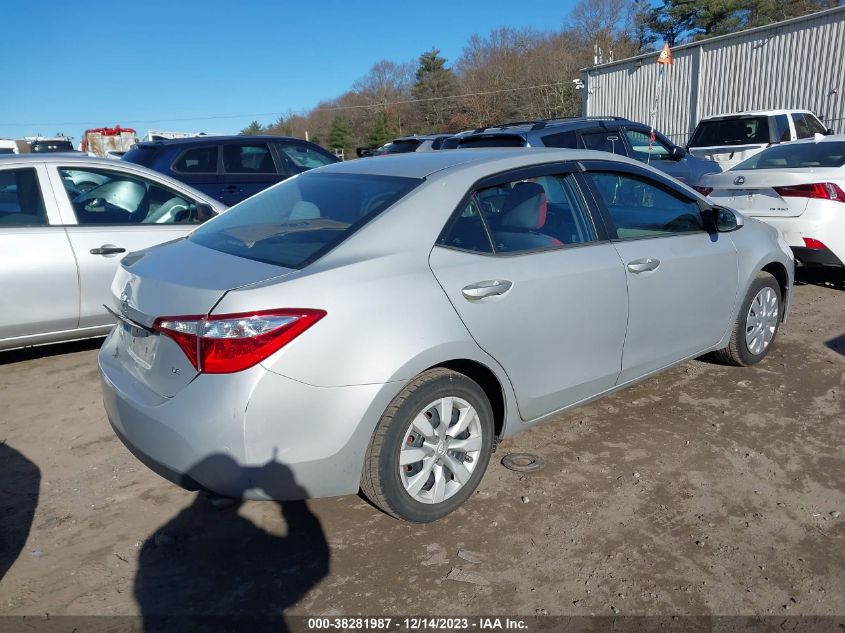 2015 TOYOTA COROLLA LE - 2T1BURHE6FC297307