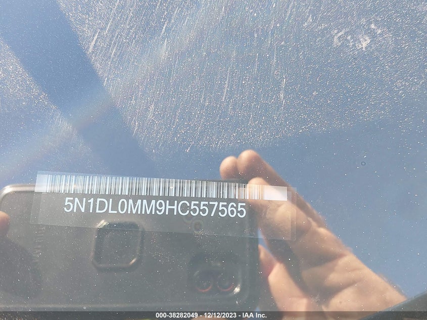 VIN 5N1DL0MM9HC557565 2017 INFINITI QX60