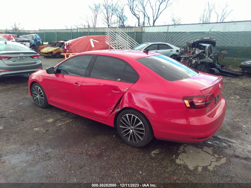 2016 VOLKSWAGEN JETTA SPORT - 03VWD17AJ1GM35190
