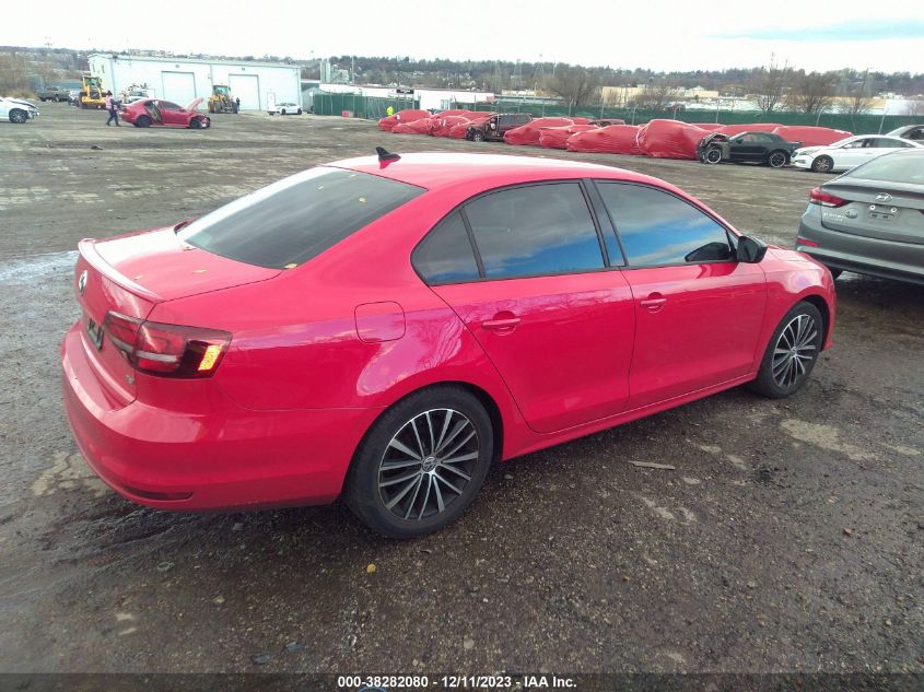 2016 VOLKSWAGEN JETTA SPORT - 03VWD17AJ1GM35190