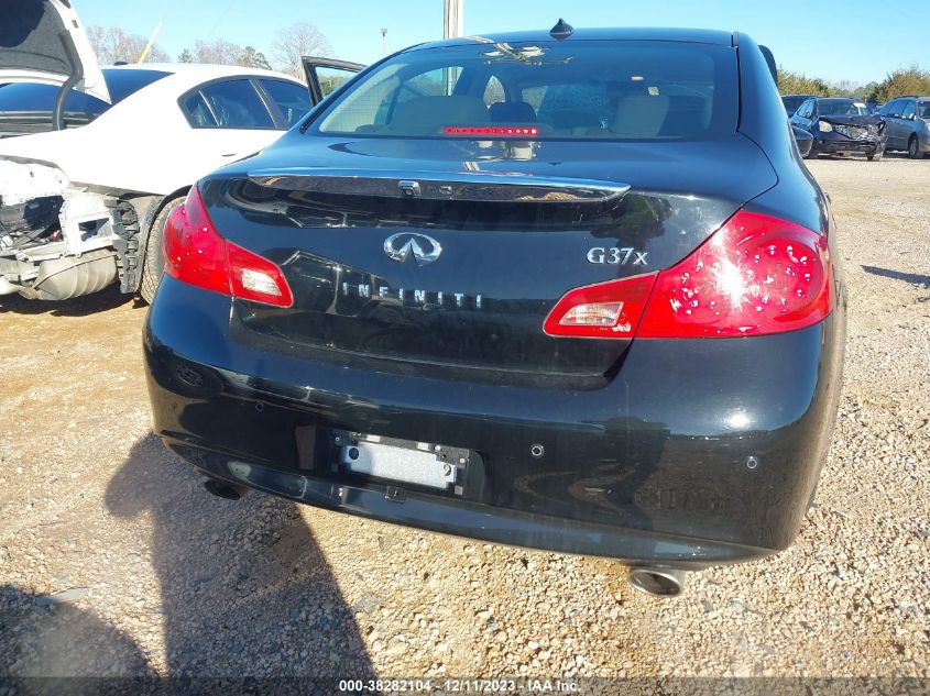 2013 INFINITI G37X - JN1CV6AR4DM764238