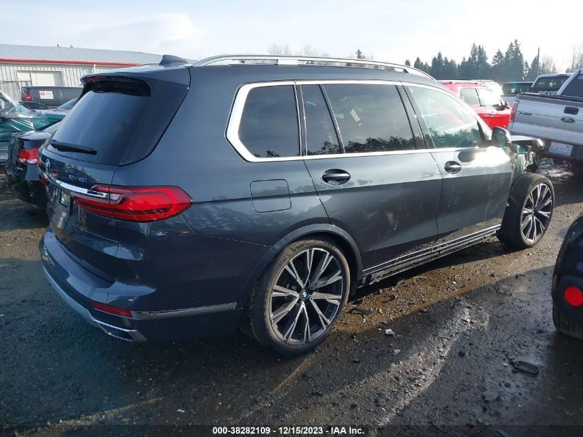 2022 BMW X7 XDRIVE40I 5UXCW2C06N9K71195