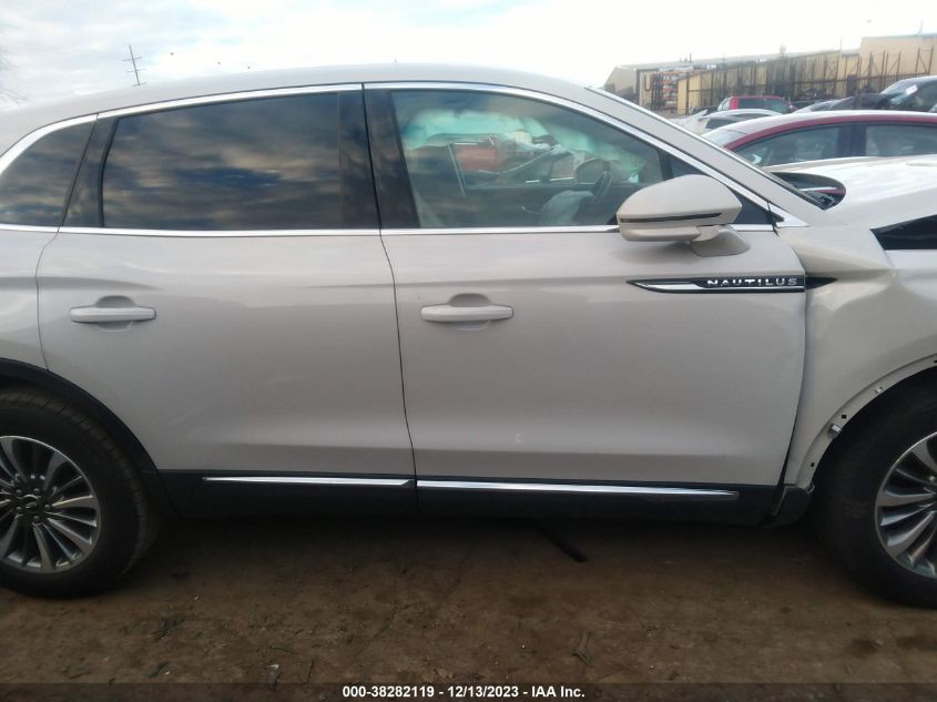 2019 LINCOLN NAUTILUS SELECT - 2LMPJ6K9XKBL35486
