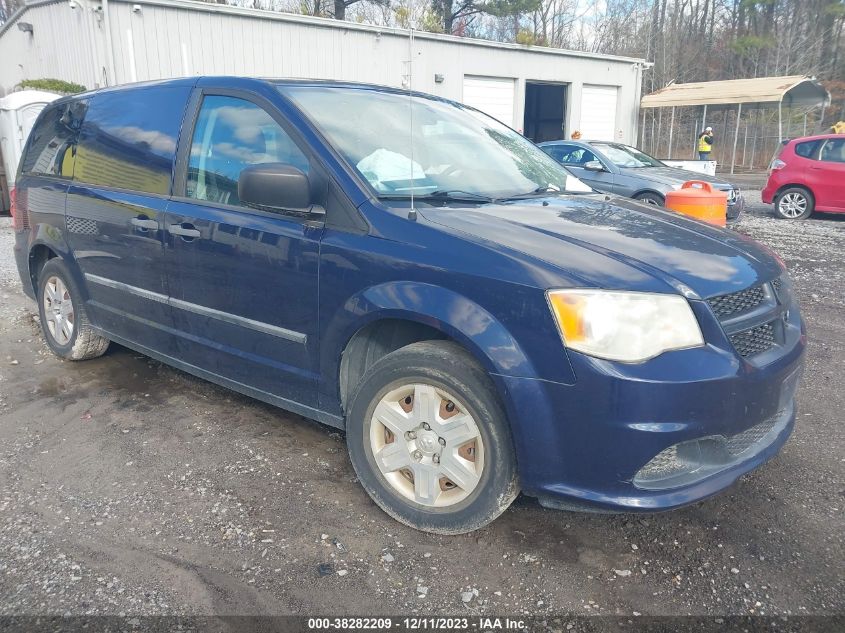 2013 RAM CARGO TRADESMAN 2C4JRGAG1DR715380