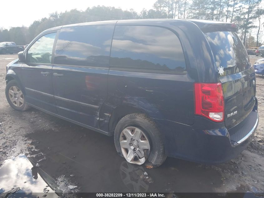 2013 RAM CARGO TRADESMAN 2C4JRGAG1DR715380
