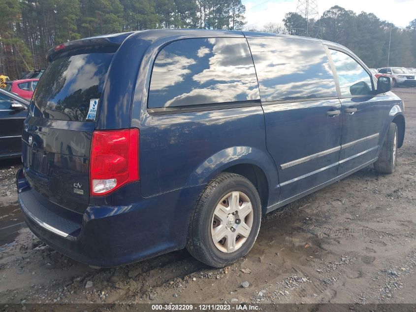 2013 RAM CARGO TRADESMAN 2C4JRGAG1DR715380