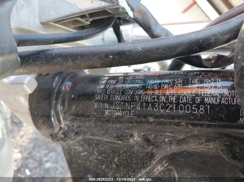 2012 SUZUKI LS650 - JS1NP41A3C2100581