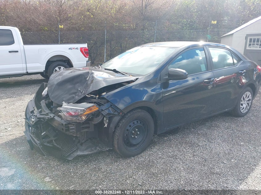 VIN 2T1BURHE9KC168293 2019 TOYOTA COROLLA LE
