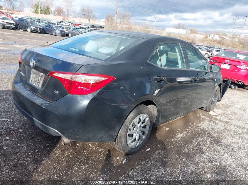 VIN 2T1BURHE9KC168293 2019 TOYOTA COROLLA LE