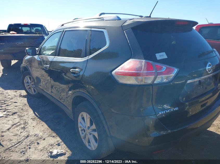 2016 NISSAN ROGUE SV - KNMAT2MT9GP636266