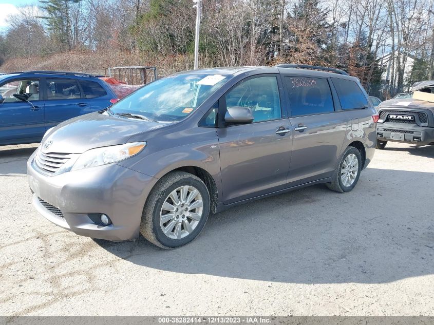 VIN 5TDDK3DCXGS139948 2016 TOYOTA SIENNA no.2