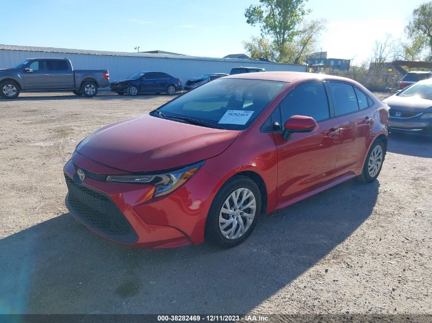 VIN 5YFEPRAE0LP077932 2020 TOYOTA COROLLA LE
