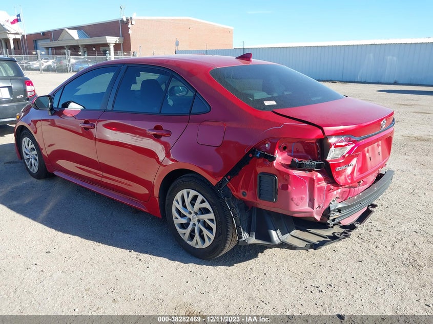 VIN 5YFEPRAE0LP077932 2020 TOYOTA COROLLA LE