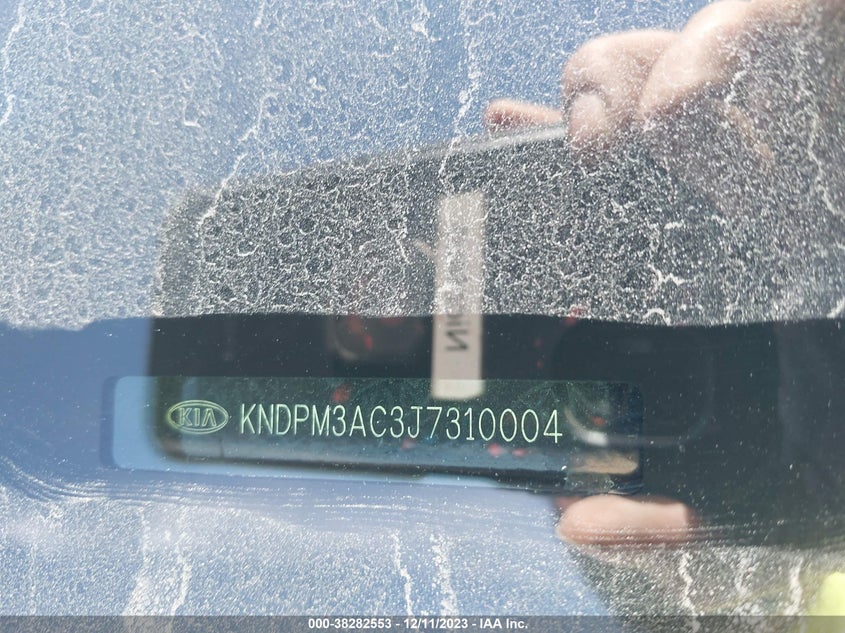 VIN KNDPM3AC3J7310004 2018 KIA SPORTAGE LX
