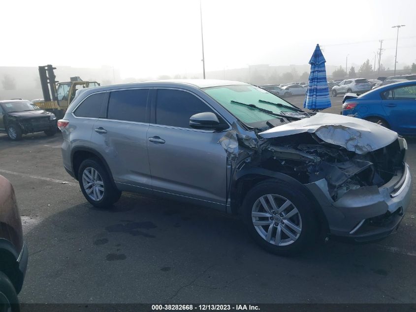 2015 TOYOTA HIGHLANDER LE - 5TDZARFH8FS014868