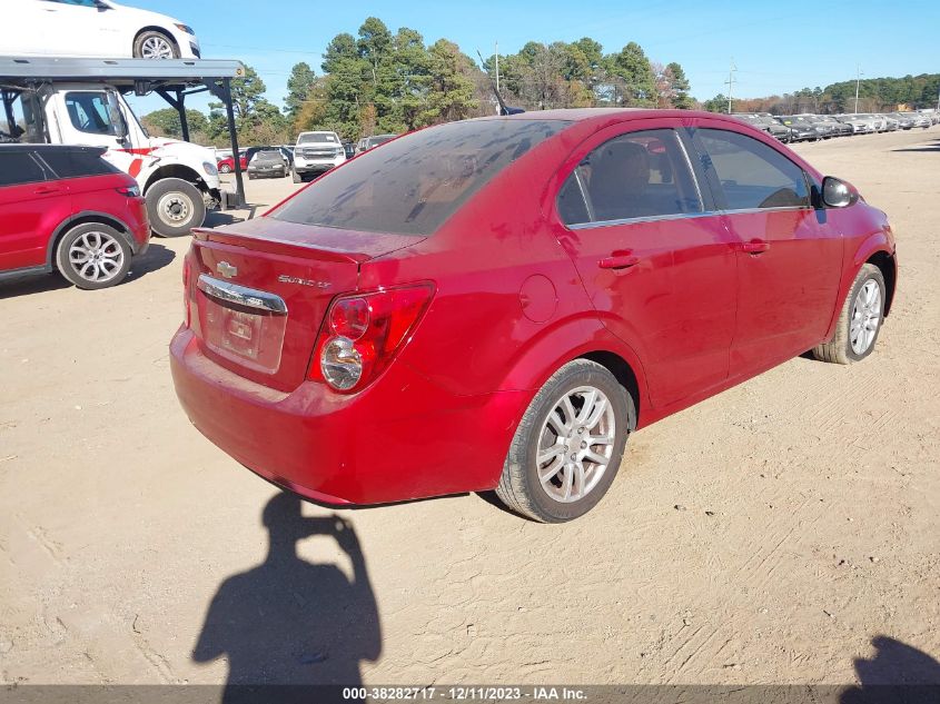 2013 CHEVROLET SONIC LT AUTO - 1G1JC5SH0D4251104