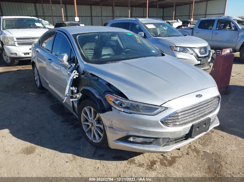 2017 FORD FUSION SE - 3FA6P0HD4HR143595