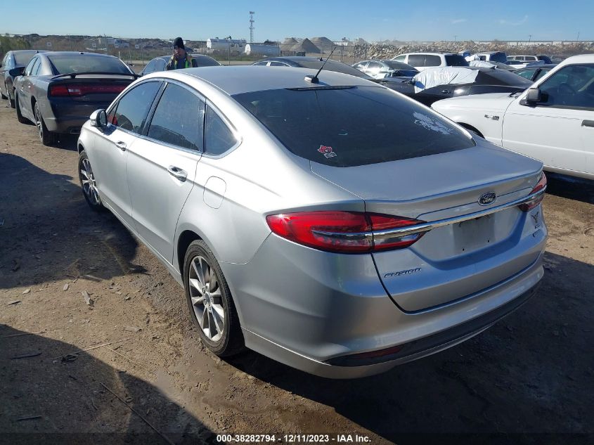 2017 FORD FUSION SE - 3FA6P0HD4HR143595