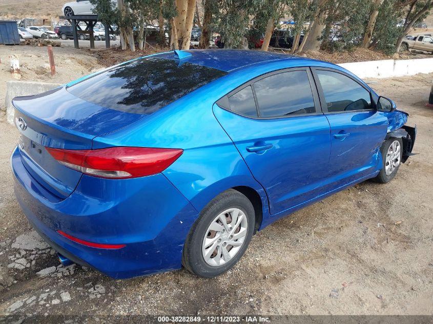 2017 HYUNDAI ELANTRA SE - 5NPD74LF5HH203016