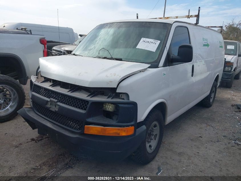 2013 CHEVROLET EXPRESS 2500 WORK VAN 1GCWGFBA2D1111275