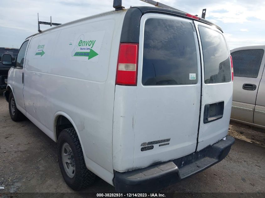 2013 CHEVROLET EXPRESS 2500 WORK VAN 1GCWGFBA2D1111275