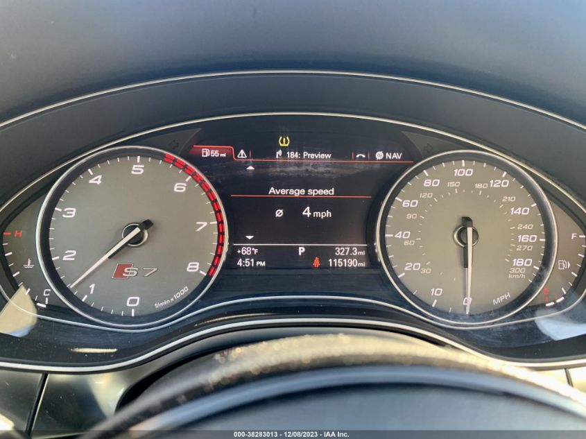 2013 AUDI S7 PRESTIGE WAUW2AFC5DN144967