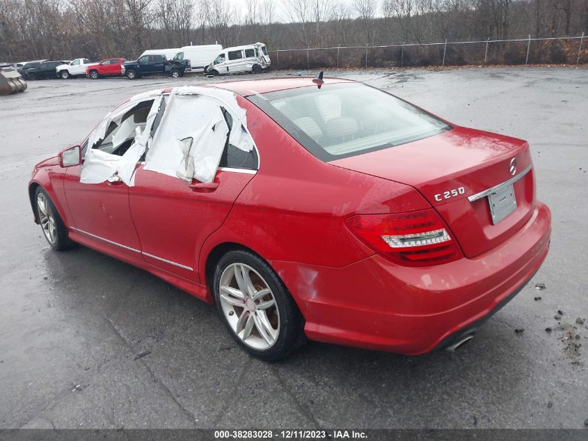 2013 MERCEDES-BENZ C 250 LUXURY/SPORT WDDGF4HB6DR253146